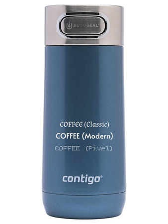 Personalisierbarer thermobecher Contigo Luxe Autoseal 360 ml - Blau