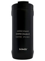 Dr.Bacty Notus 360 ml Thermobecher mit Gravur - schwarz