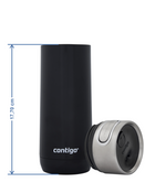 Tasse personnalisée thermiqnue Contigo Luxe Autoseal 470 ml - Argent