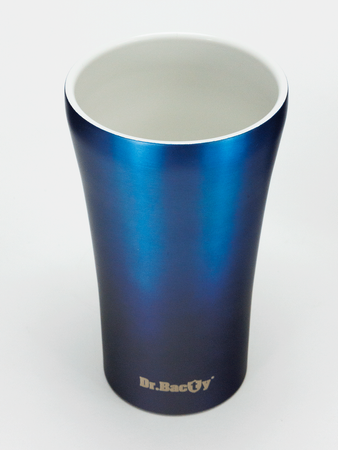 Kubek termiczny do kawy z powłoką ceramiczną Dr.Bacty Apollo - 227 ml - czerwony - Z twoim grawerem
