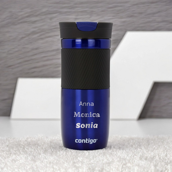 Tasse personnalisée thermiqnue Contigo Byron 470ml - Deep Blue