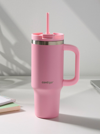 Taza térmica con pajita Streeterville Tumbler 880 ml - Strawberry Cream