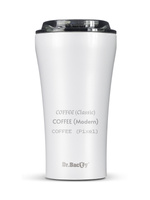 Taza térmica para café Dr.Bacty Apollo 2.0 - 360 ml - Blanco brillante - Con tu grabado