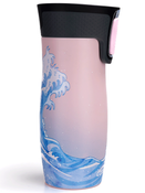 Taza térmica Contigo West Loop 2.0 470ml - Summer Waves - Rosa Mate