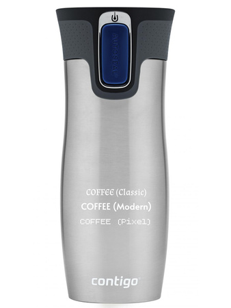 Thermal mug Contigo West Loop 2.0 with custom inscription-engraved - Stainless steel