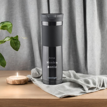 Thermobecher mit gravur Contigo Byron 720ml - Gunmetal 