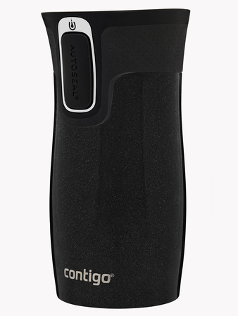 Contigo West Loop Mini Mug Thermique 300ml - L'amour des oiseaux - Noir Métallique