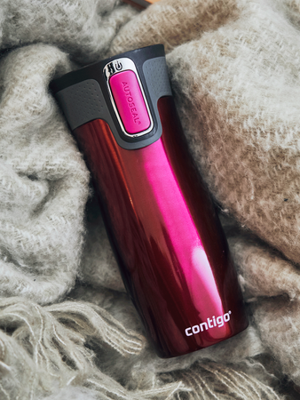 Termo cafe Contigo West Loop 2.0 470 ml - Frambuesa