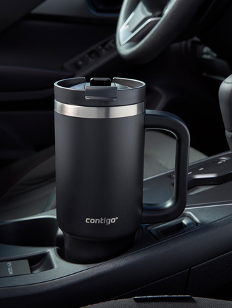 Becher mit Thermalwasser mit Gravur Streeterville Tumbler 800 ml - Licorice