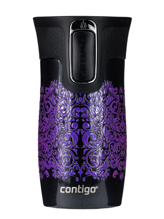 Contigo West Loop Mini Thermobecher 300ml - Glamour - Schwarz Metallic