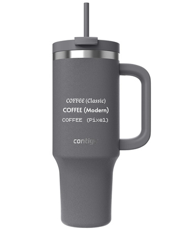 Thermal water mug with engraving Contigo Streeterville Tumbler 1200 ml - Darkstone