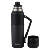 Kaffeethermoskanne / Teethermoskanne Contigo 740 ml - Matt Schwarz - Mit Ihrer Gravur