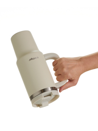 Thermal mug with straw Contigo Streeterville Tumbler 880 ml - Oatmilk