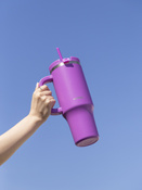 Thermalbecher mit Strohhalm Contigo Streeterville Tumbler 1200 ml - Galactic