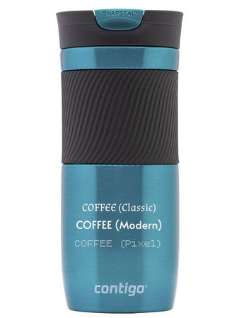 Thermal mug Contigo Byron 470ml with custom inscription - engraved - Biscay Bay