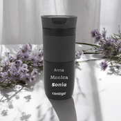 Taza térmica Contigo Byron 470ml con grabado - Negro mate