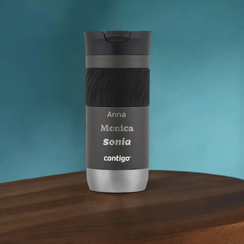 Contigo Byron 2.0 470ml Thermobecher mit Gravur - Graphit matt