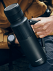 Travel thermos Contigo 1,2l - matte black - With your engraving