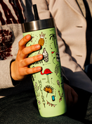 Taza térmica con paja Contigo Luxe Tumbler 720ml - Summer - Cucumber