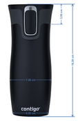 Thermobecher mit gravur  Contigo West Loop 2.0 - Himbeere