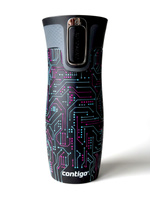 Taza térmica Contigo West Loop 2.0 470 ml - Electric - Negro