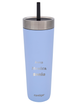 Mug thermique avec paille Luxe Tumbler 720ml avec gravure - Periwinkle