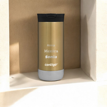Mug thermique Contigo Huron 2.0 avec gravure 470ml - l'or