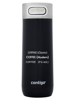 Personalisierbarer thermobecher Contigo Luxe Autoseal 470 ml - Schwarz