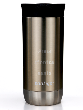 Mug thermique Contigo Huron 2.0 avec gravure 470ml - l'or