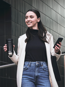 Termo cafe Contigo Byron 2.0 470ml - Negro brillante