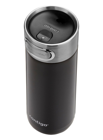 Personalisierbarer thermobecher Contigo Luxe Autoseal 470 ml - Schwarz