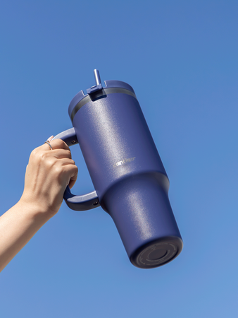 Thermalbecher mit Strohhalm Contigo Streeterville Tumbler 1200 ml - Indigo