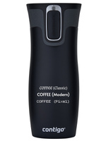 Taza térmica Contigo West Loop 2.0 con grabado personalizado - Negra