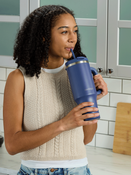 Mug thermique avec paille Contigo Streeterville Tumbler 1200 ml - Indigo