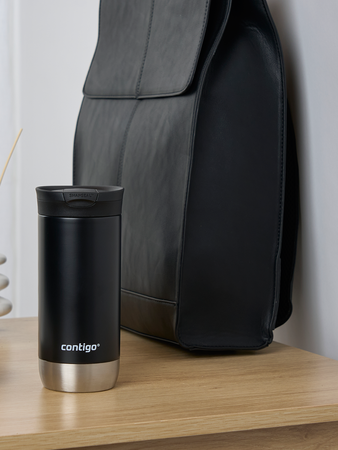 Termo cafe Contigo Huron 2.0 470ml - Negro - postventa