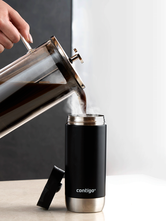 Mug isotherme  pour café Contigo Huron 2.0 470ml - Noir
