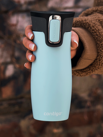 Mug isotherme Contigo West Loop 2.0 470 ml - Bleu mat