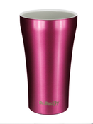 Kubek termiczny do kawy z powłoką ceramiczną Dr.Bacty Apollo - 227 ml - czerwony - Z twoim grawerem