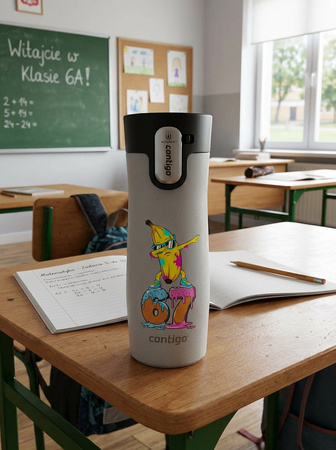 Contigo West Loop 3.0 Thermobecher 470ml - Six Seven - Weiß matt