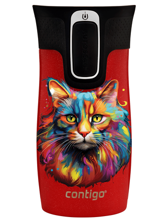 Contigo West Loop Mini mug thermique 300ml - Chat - Goji Berry