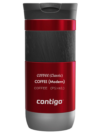 Thermobecher mit gravur Contigo Byron 470ml - Rot