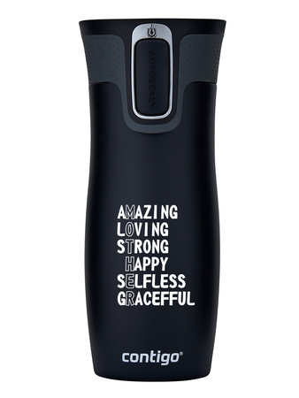 Mug isotherme Contigo West Loop 2.0 470 ml - Mother - Noir