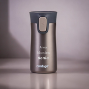 Thermal mug with engraving Contigo Pinnacle 300ml - Latte