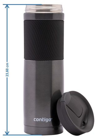 Taza térmica Contigo Byron 720ml con grabado - Gunmetal