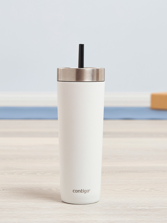 Mug thermique avec paille Luxe Tumbler 720ml avec gravure - Salt