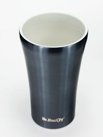 Kubek termiczny do kawy z powłoką ceramiczną Dr.Bacty Apollo - 227 ml - czerwony - Z twoim grawerem