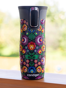 Contigo Mug thermique West Loop 2.0 470ml - Folklore - Noir mat
