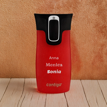 Contigo West Loop Mini mug thermique 300ml avec gravure - Goji Berry