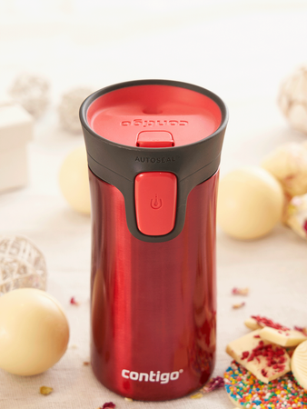 Tasse personnalisée thermiqnue Contigo Pinnacle 300ml - Rouge