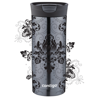 Thermal Mug Contigo Huron 470ml - Arabesca Black - Gunnmetal